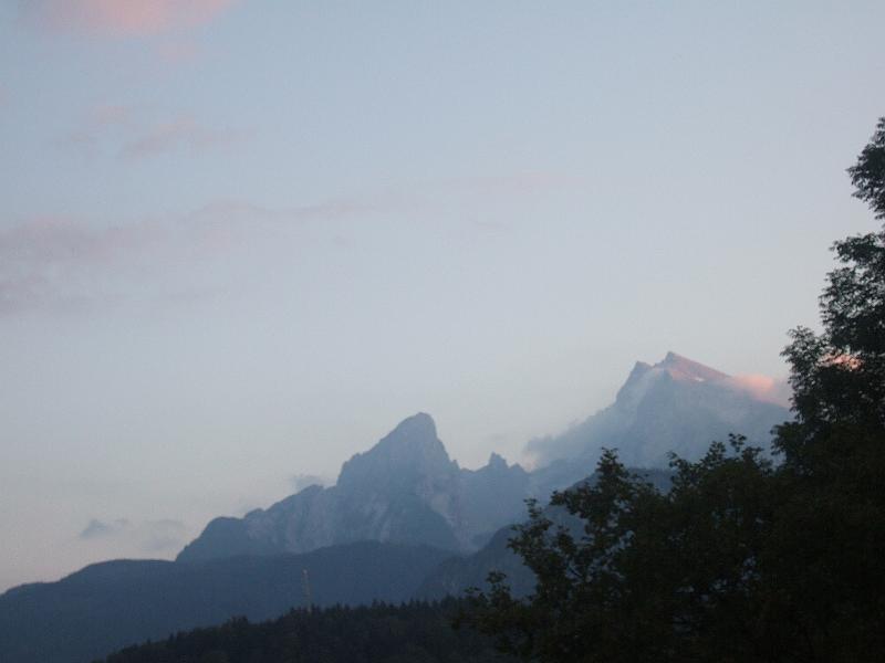 2009-08- (29).JPG - Der Watzmann in der Abendsonne